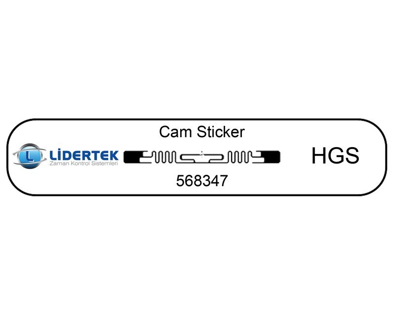 Hgs Sistemi Cam Etiketi | Tag